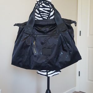 Bebe Aline Duffle Bag Black Large Tote